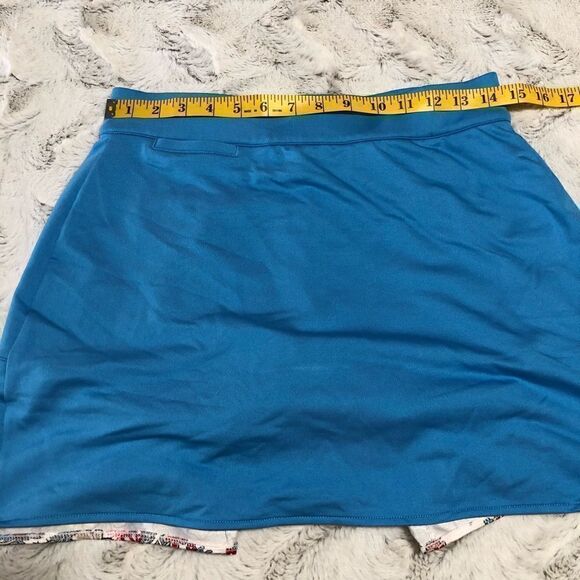 Adidas Clima Cool turquoise blue skort size 4 - Picture 8 of 9